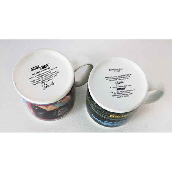 Vintage Star Trek Mugs and Mini Plates - Picture 10 of 10